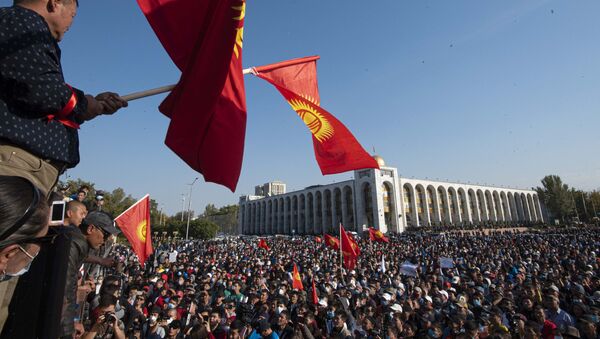 Протесты в Кыргызстане. - Sputnik Узбекистан