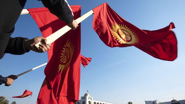 Протесты в Бишкеке - Sputnik Узбекистан