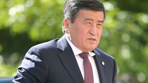 Президент Киргизии Сооронбай Жээнбеков  - Sputnik Ўзбекистон