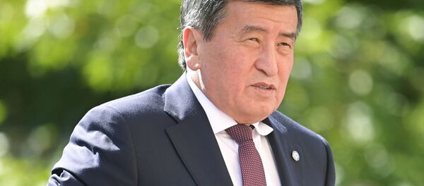 Prezident Kirgizii Sooronbay Jeenbekov  - Sputnik O‘zbekiston