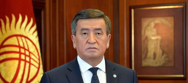 Президент Кыргызстана Сооронбай Жээнбеков Президент Кыргызстана Сооронбай Жээнбеков - Sputnik Ўзбекистон