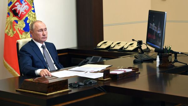 Президент РФ В. Путин - Sputnik Узбекистан