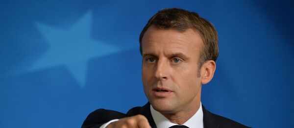 Президент Франции Эммануэль Макрон Президент Франции Эммануэль Макрон - Sputnik Ўзбекистон