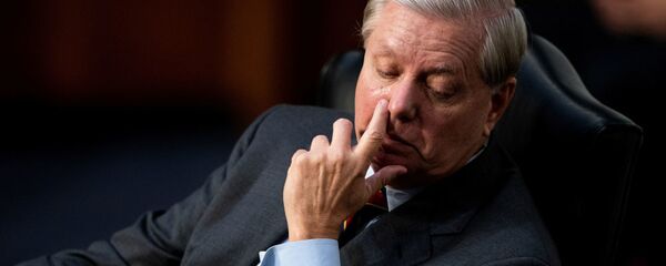 Американский сенатор Линдси Грэм - Sputnik Узбекистан