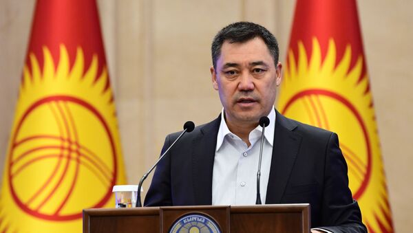 Premyer-ministr Kirgizii Sadir Japarov  - Sputnik O‘zbekiston