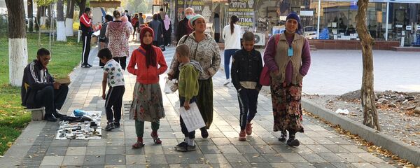 Попрошайки в Ташкенте Попрошайки в Ташкенте - Sputnik Ўзбекистон