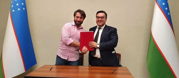 НА Узбеккино подписало меморандум о сотрудничестве с российской кинокомпанией Спутник Восток Продакшн по съемкам фильма Солнце на вкус НА Узбеккино подписало меморандум о сотрудничестве с российской кинокомпанией Спутник Восток Продакшн по съемкам фильма Солнце на вкус - Sputnik Ўзбекистон