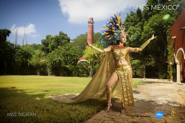 Miss Mexiko-2020 ishtirokchisi Ana Paulina Rivero, Yucatan shtati vakili - Sputnik O‘zbekiston