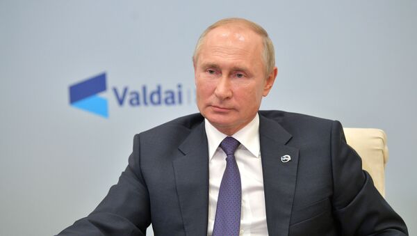 Президент РФ В. Путин принял участие в заседании дискуссионного клуба Валдай - Sputnik Ўзбекистон