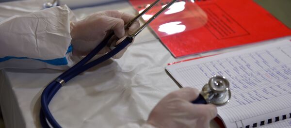 Vremenniy gospital dlya bolnix koronavirusom Vremenniy gospital dlya bolnix koronavirusom - Sputnik O‘zbekiston