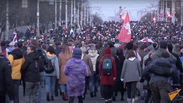 Как прошел Марш народного ультиматума в Минске? - Sputnik Узбекистан