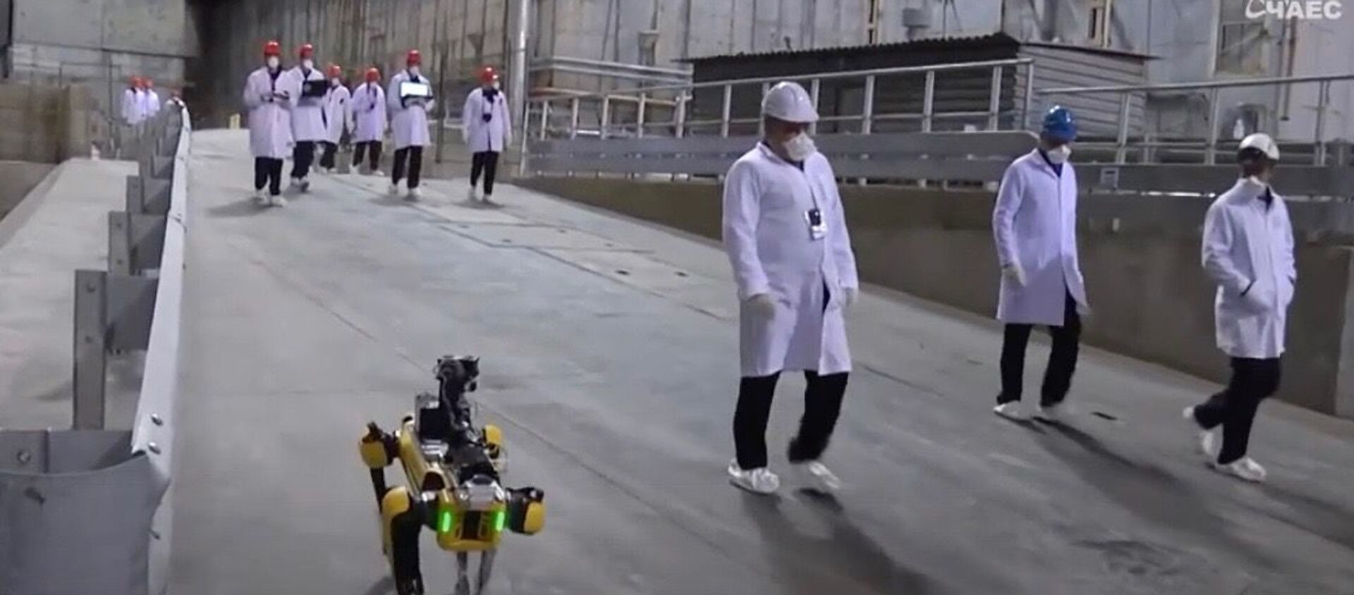 Робот-пес вынюхивает радиацию на Чернобыльской АЭС - Sputnik Узбекистан, 1920, 28.10.2020