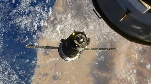 Стыковка корабля Союз МС-17 с Международной космической станцией - Sputnik Ўзбекистон