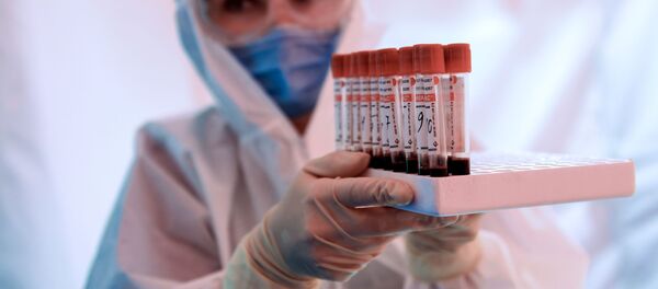 Пробирки с кровью Пробирки с кровью - Sputnik Ўзбекистон