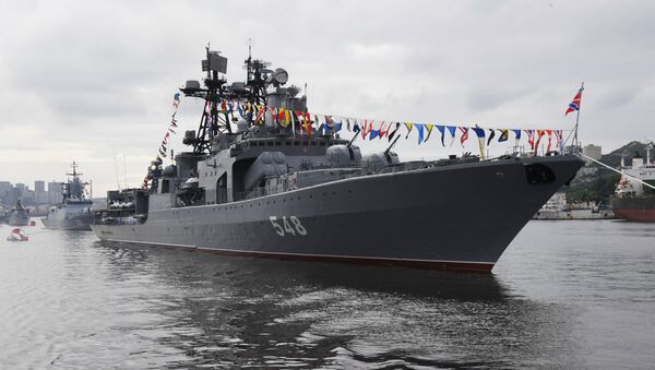 Большой противолодочный корабль (БПК) Адмирал Пантелеев - Sputnik Ўзбекистон