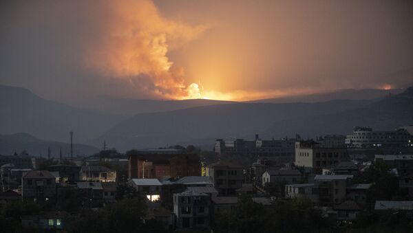 Нагорный Карабах во время обострения конфликта - Sputnik Ўзбекистон
