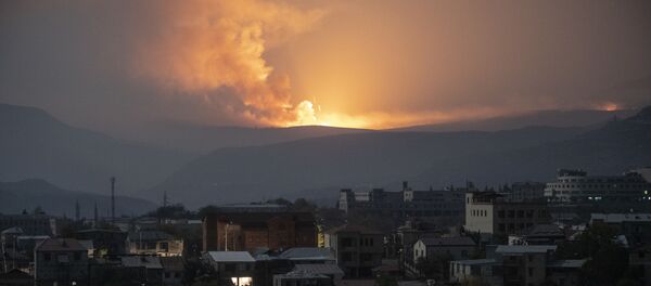 Nagorniy Karabax vo vremya obostreniya konflikta - Sputnik O‘zbekiston