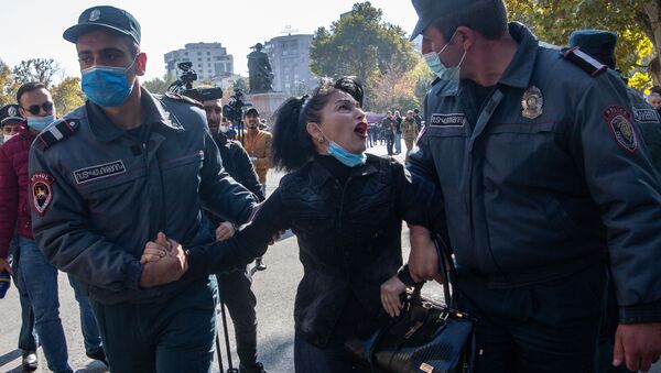 Митинг оппозиции в Ереване - Sputnik Ўзбекистон