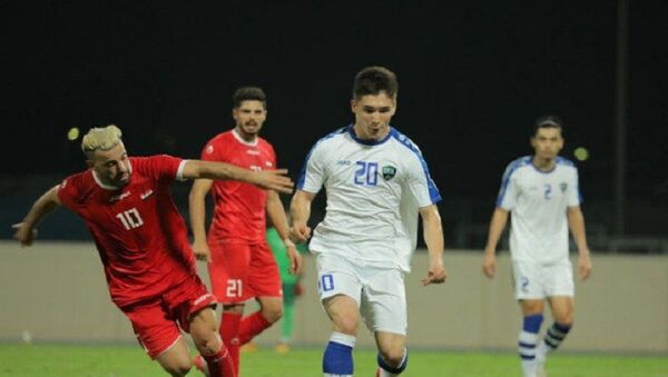 Товарищеский матч между сборными Узбекистана и Сирии - Sputnik Узбекистан