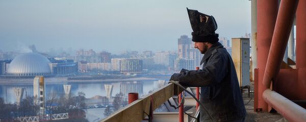 Мигранты на строительном объекте. Архивное фото Мигранты на строительном объекте. Архивное фото - Sputnik Ўзбекистон