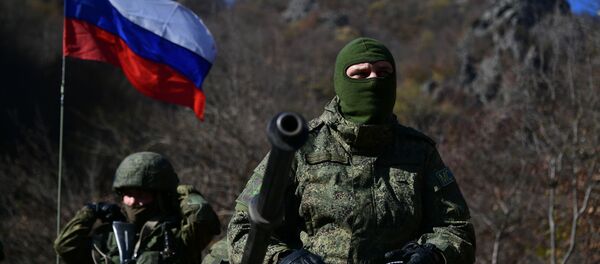 Тоғли Қорабоғда Россия тинчликпарвар кучлари - Sputnik Ўзбекистон