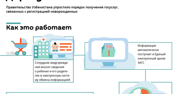Порядок получения госуслуг при рождении младенца - Sputnik Узбекистан