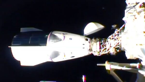 Экипаж Crew Dragon перешел на борт МКС - Sputnik Узбекистан
