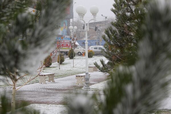 Снег в Узбекистане - Sputnik Ўзбекистон