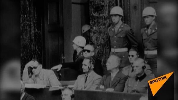 Суд истории на Нюрнбергском процессе 1945-1946 годов. Архивные кадры   - Sputnik Узбекистан