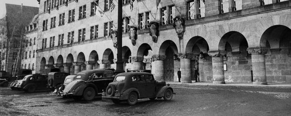 Здание Нюрнбергского Дворца юстиции Здание Нюрнбергского Дворца юстиции - Sputnik Ўзбекистон