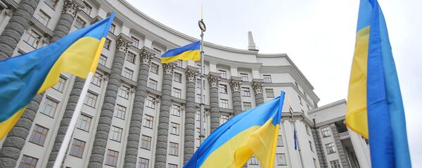 Здание правительства Украины в Киеве. - Sputnik Узбекистан
