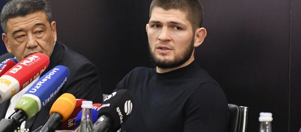 Пресс-конференция Хабиба Нурмагомедова в Ташкенте - Sputnik Узбекистан