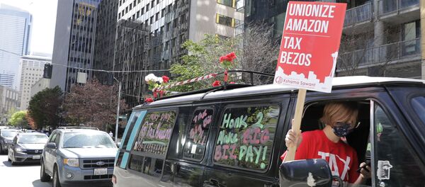 Протесты в США Протесты в США - Sputnik Узбекистан