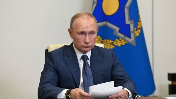 Президент РФ В. Путин провел сессию Совета коллективной безопасности ОДКБ - Sputnik Узбекистан