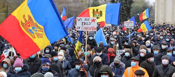 Антиправительственная акция в Кишинёве - Sputnik Ўзбекистон