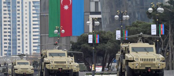 Parad pobedi v Azerbaydjane  - Sputnik O‘zbekiston