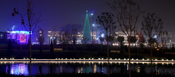 Елка в Ташкент-сити Елка в Ташкент-сити - Sputnik Ўзбекистон