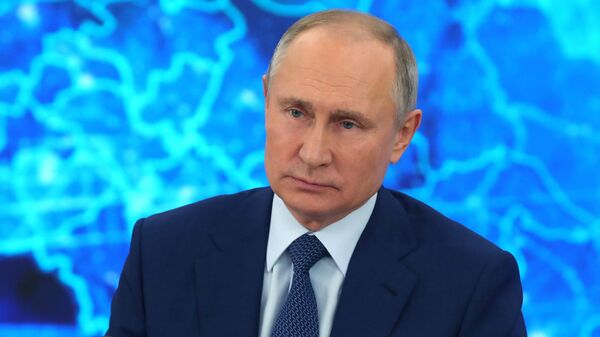 Prezident RF Vladimir Putin - Sputnik O‘zbekiston
