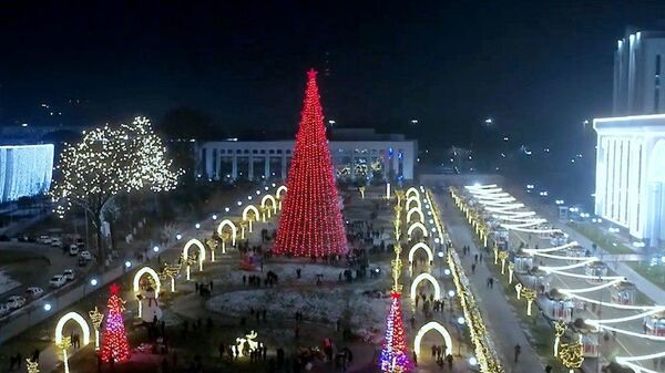 Новогодняя елка в Ташкенте - Sputnik Ўзбекистон