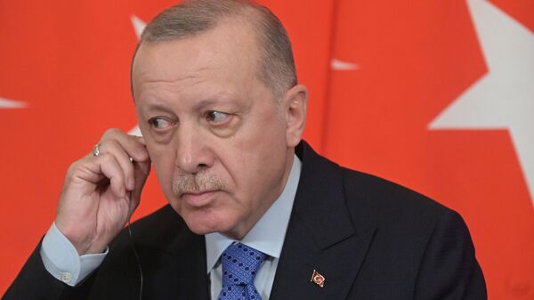 Президент Турции Реджеп Тайип Эрдоган - Sputnik Ўзбекистон