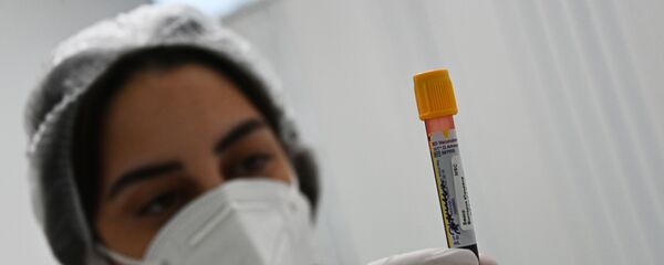Пробирка с кровью - Sputnik Узбекистан