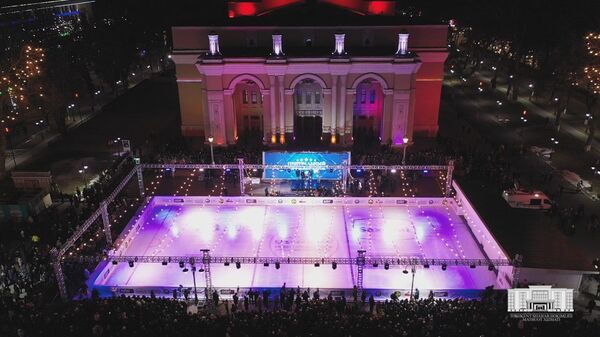 Каток под открытым небом в Ташкенте - Sputnik Узбекистан