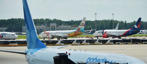Rabota aeroporta Vnukovo - Sputnik O‘zbekiston