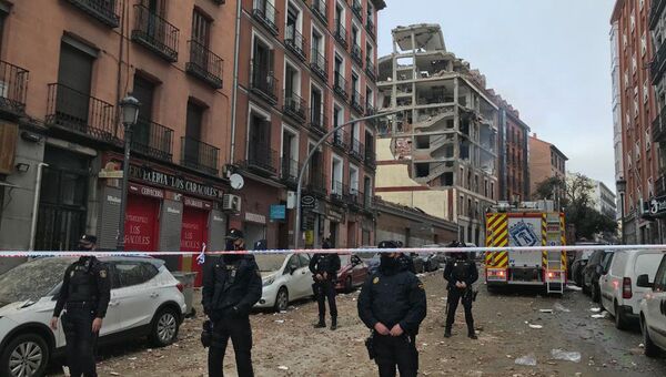 Взрыв в жилом доме в Мадриде - Sputnik Узбекистан