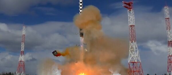 Запуск ракеты «Сармат» с космодрома «Плесецк» - Sputnik Узбекистан