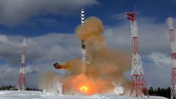 Запуск ракеты «Сармат» с космодрома «Плесецк» - Sputnik Узбекистан