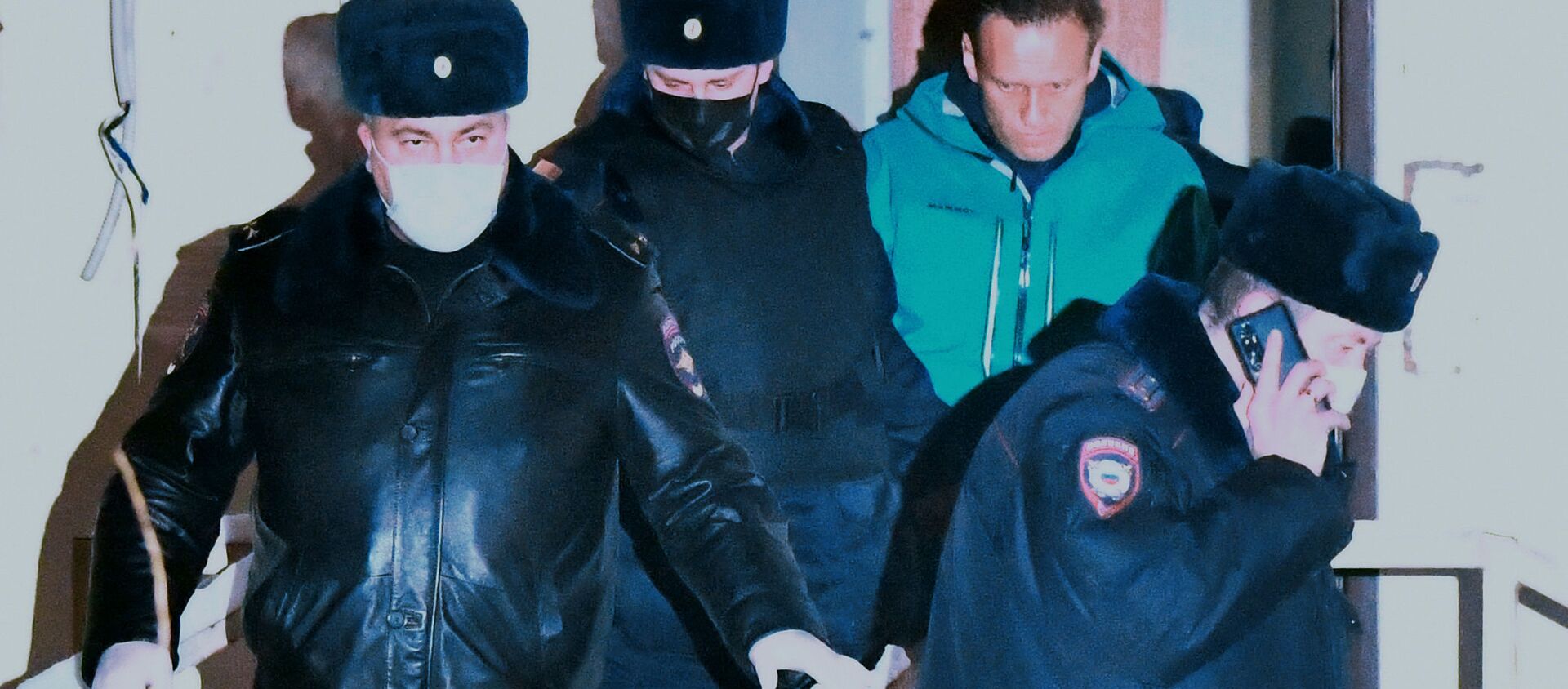 Отдел полиции, где находится задержанный А. Навальный - Sputnik Узбекистан, 1920, 22.01.2021