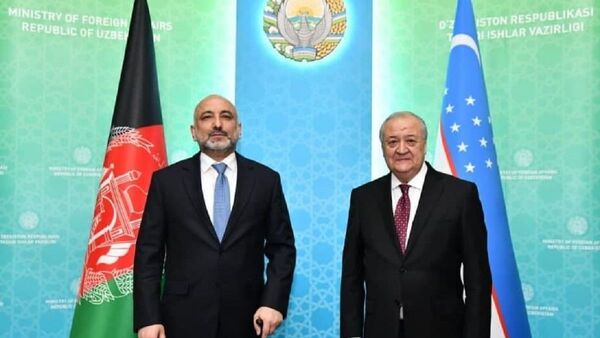 Abdulaziz Kamilov provel vstrechu s ministrom inostrannix del Afganistana Xanifom Atmarom - Sputnik O‘zbekiston