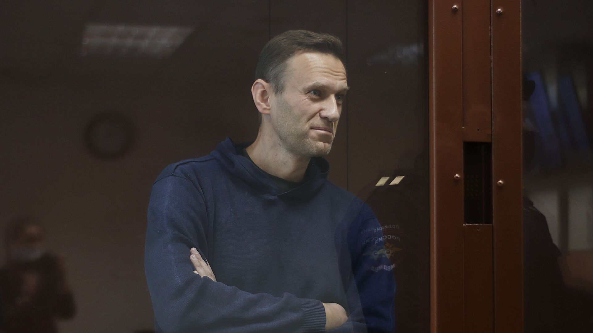 Алексей Навальный в зале Бабушкинского районного суда - Sputnik Узбекистан, 1920, 06.02.2021