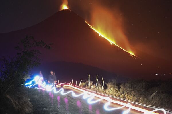 Пакайя вулқони, Гватемала. - Sputnik Ўзбекистон